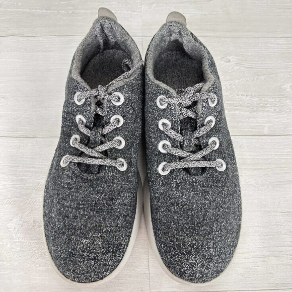 Allbirds Women WR Wool Runner Sneakers Size 10 Grey Merino Travel Shoe Comfort - Picture 2 of 12